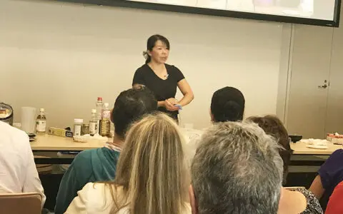 Japanese cooking demonstration"